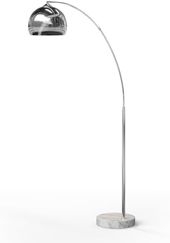 Teamson Home Arquer 68.1" Arc Floor Lamp for Living Rooms, Home Offices, Dining Rooms, Bedrooms w... | Amazon (US)