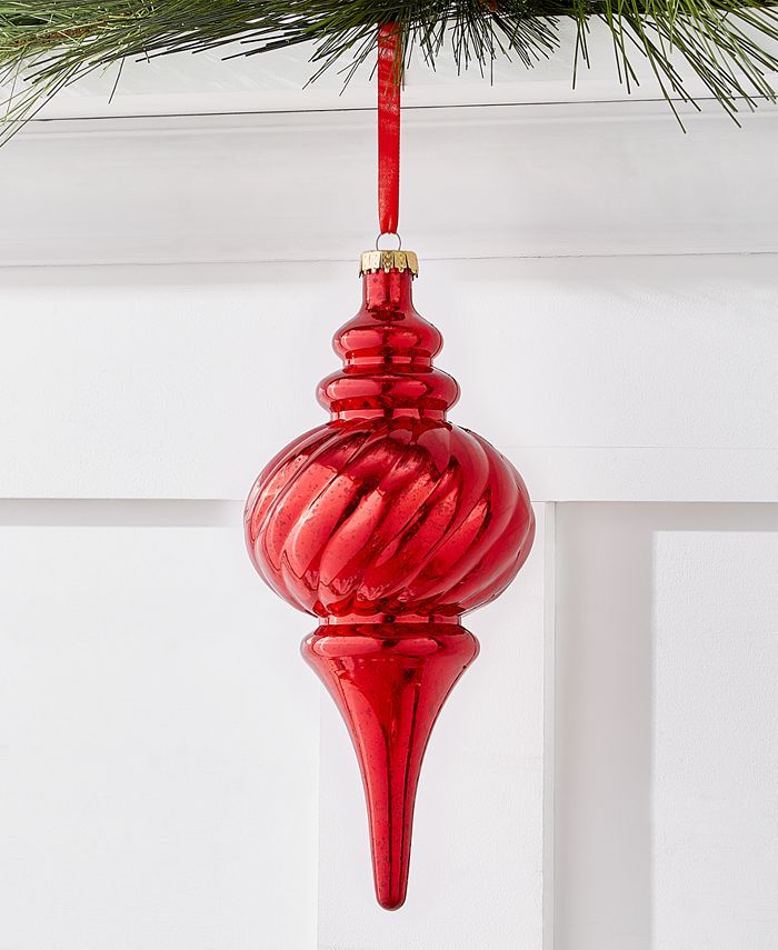 Holiday Lane Ruby Red Holiday Oversized Red Finial Ornament, Created for Macy's & Reviews - Shop ... | Macys (US)