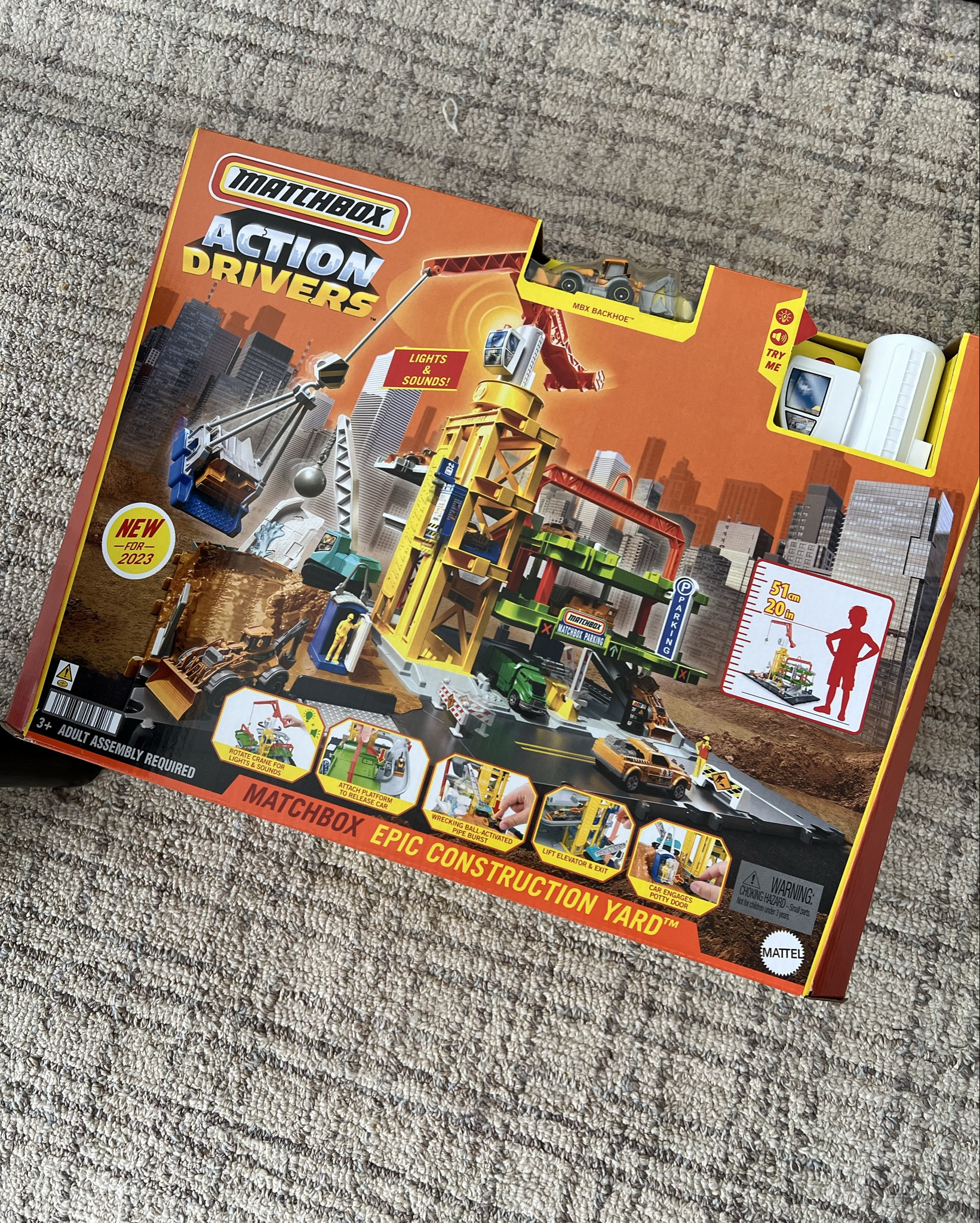 Miles was so excited about this construction set! He loves matchbox cars and everything building so it was a hit! His favorite part though? Lifting the port a potty with the crane 😅🤣

#LTKKids #LTKFamily
