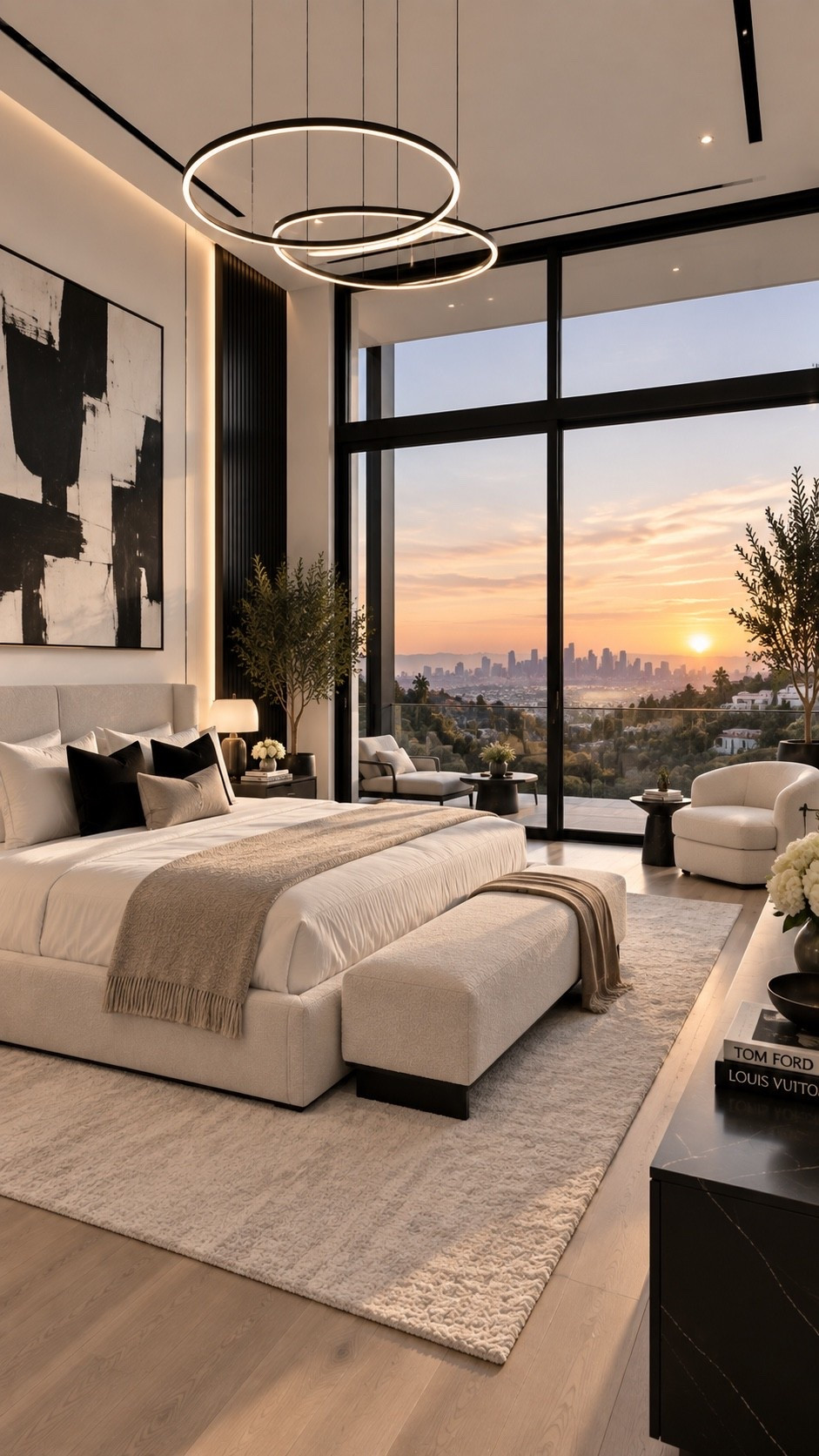 Shop This Room ✨ Create an elevated black and white bedroom with soft neutral textures, clean modern lines and statement lighting. Shop similar furniture and decor through my LTK link below.

#BedroomInspo #LuxuryBedroom #ModernBedroom #BlackAndWhiteDecor #NeutralBedroom #InteriorDesign #LuxuryInteriors #ModernHome #HomeDecor #LTKHome #LTKFinds
