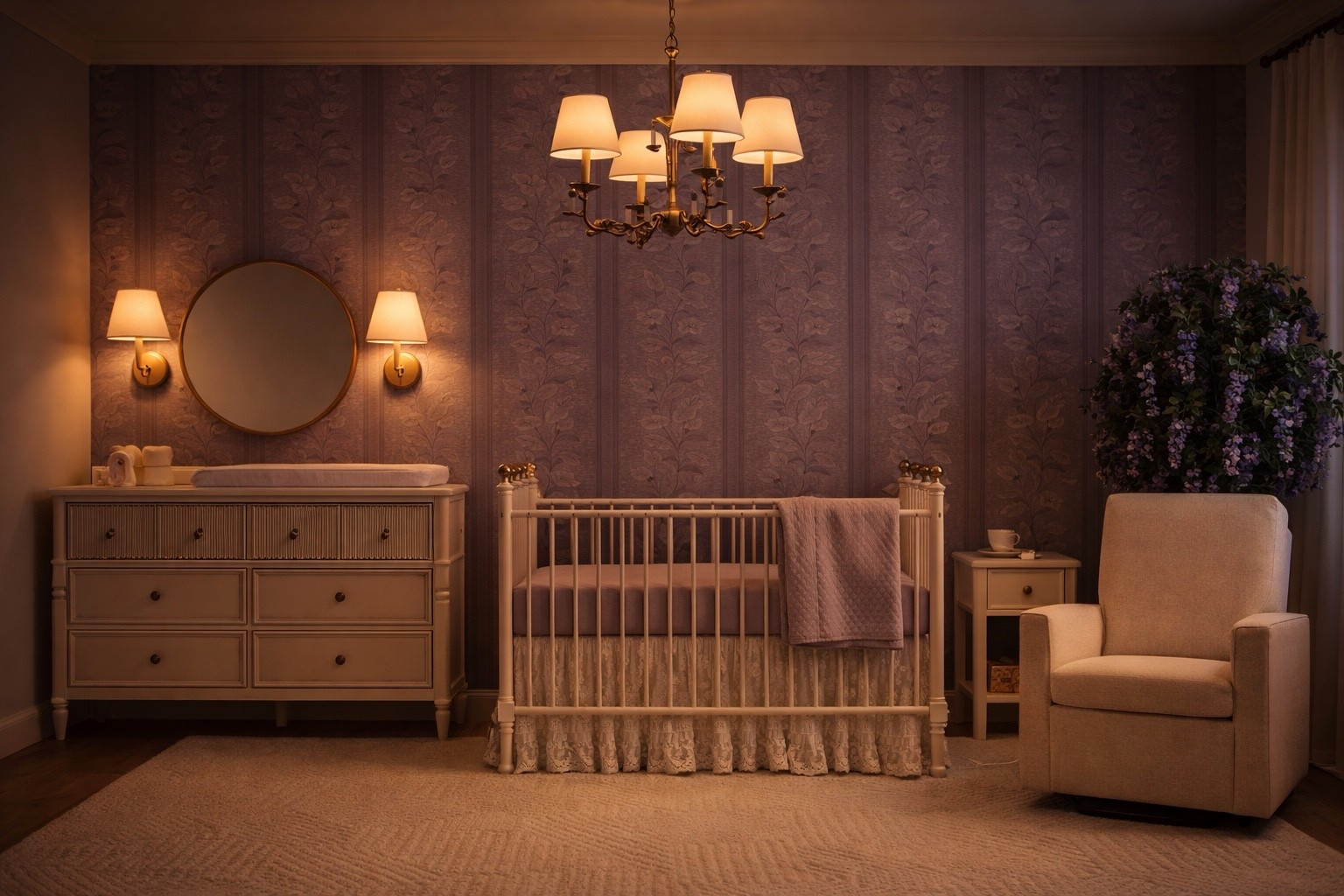 Soft Lavender Nursery That Feels Like a Dream 

#LTKHome #LTKU #LTKBump