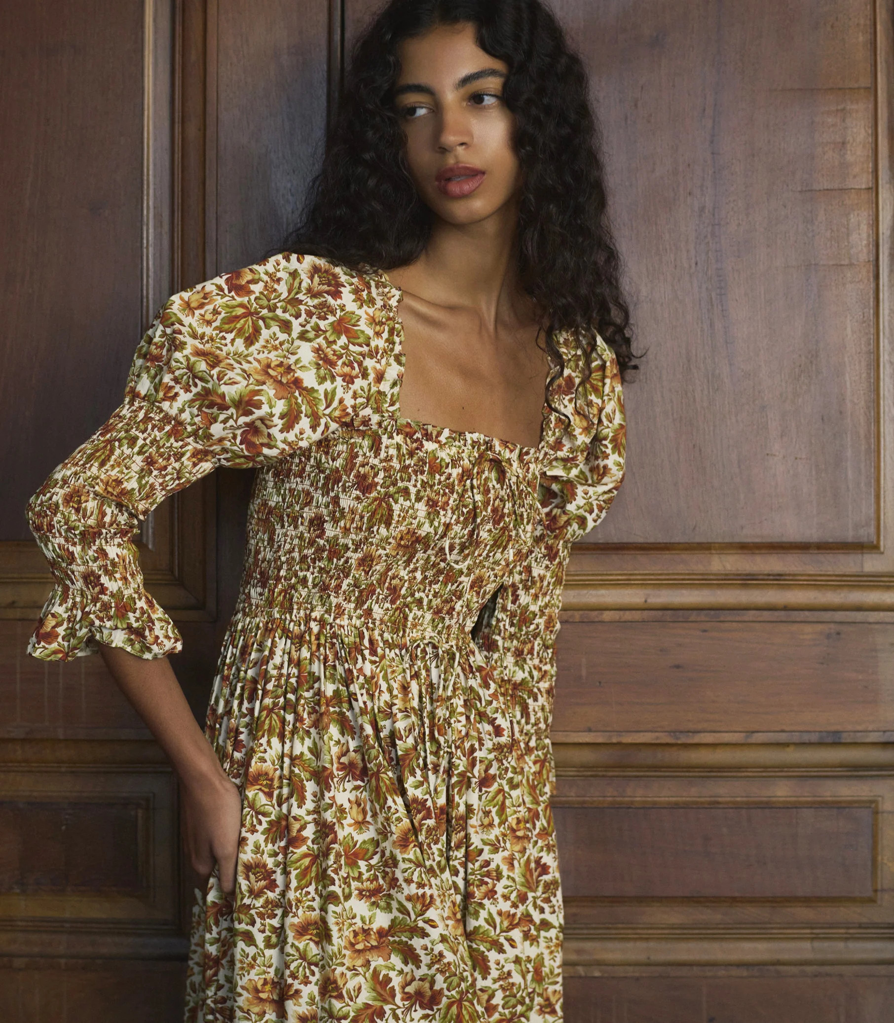 Bijou Dress - Ivory Rêve Des Jardins | DÔEN | DOEN