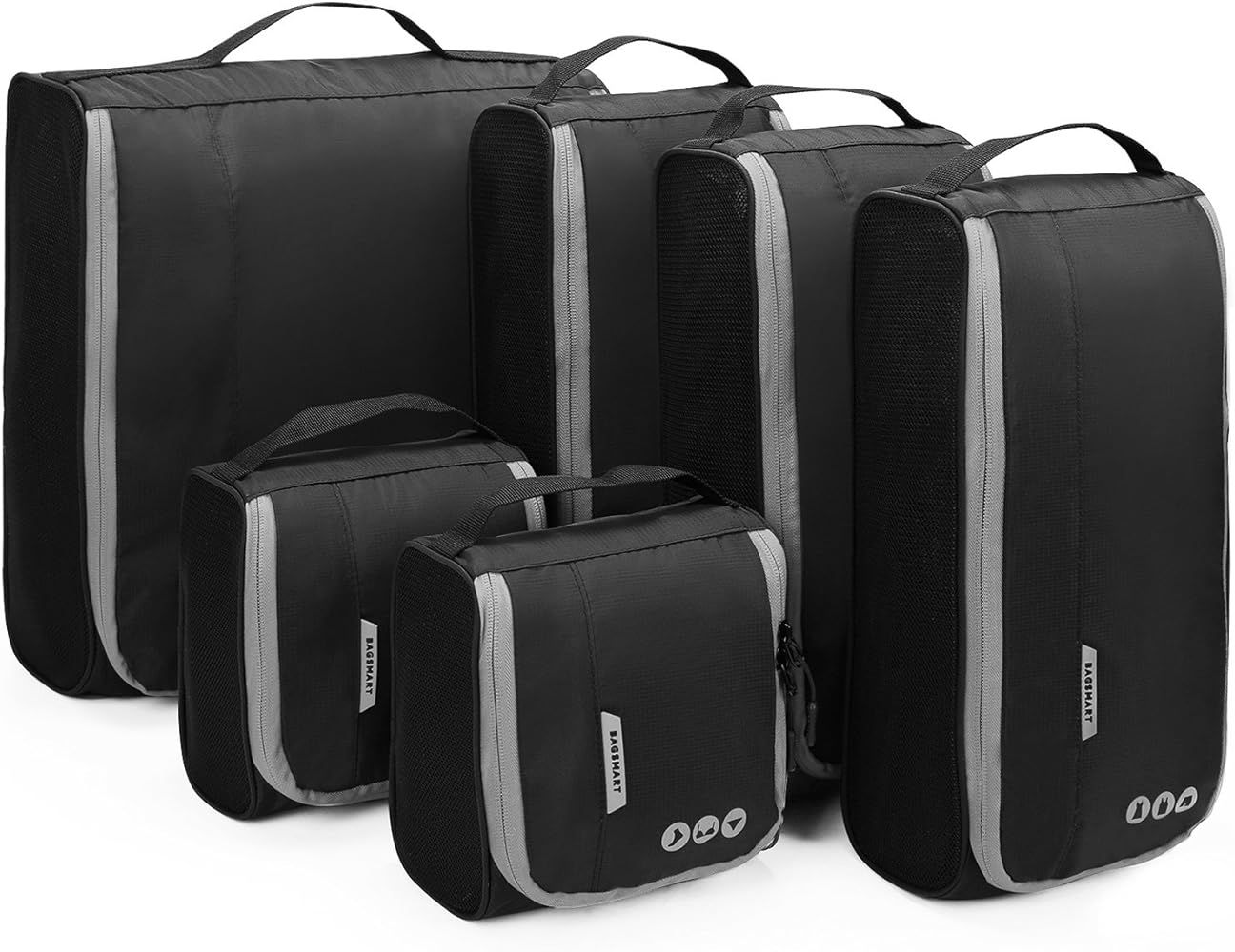 Packing Cubes, BAGSMART Packing Cubes for Suitcases, Lightweight Travel Organizer for Luggage, Wire  | Amazon (US)