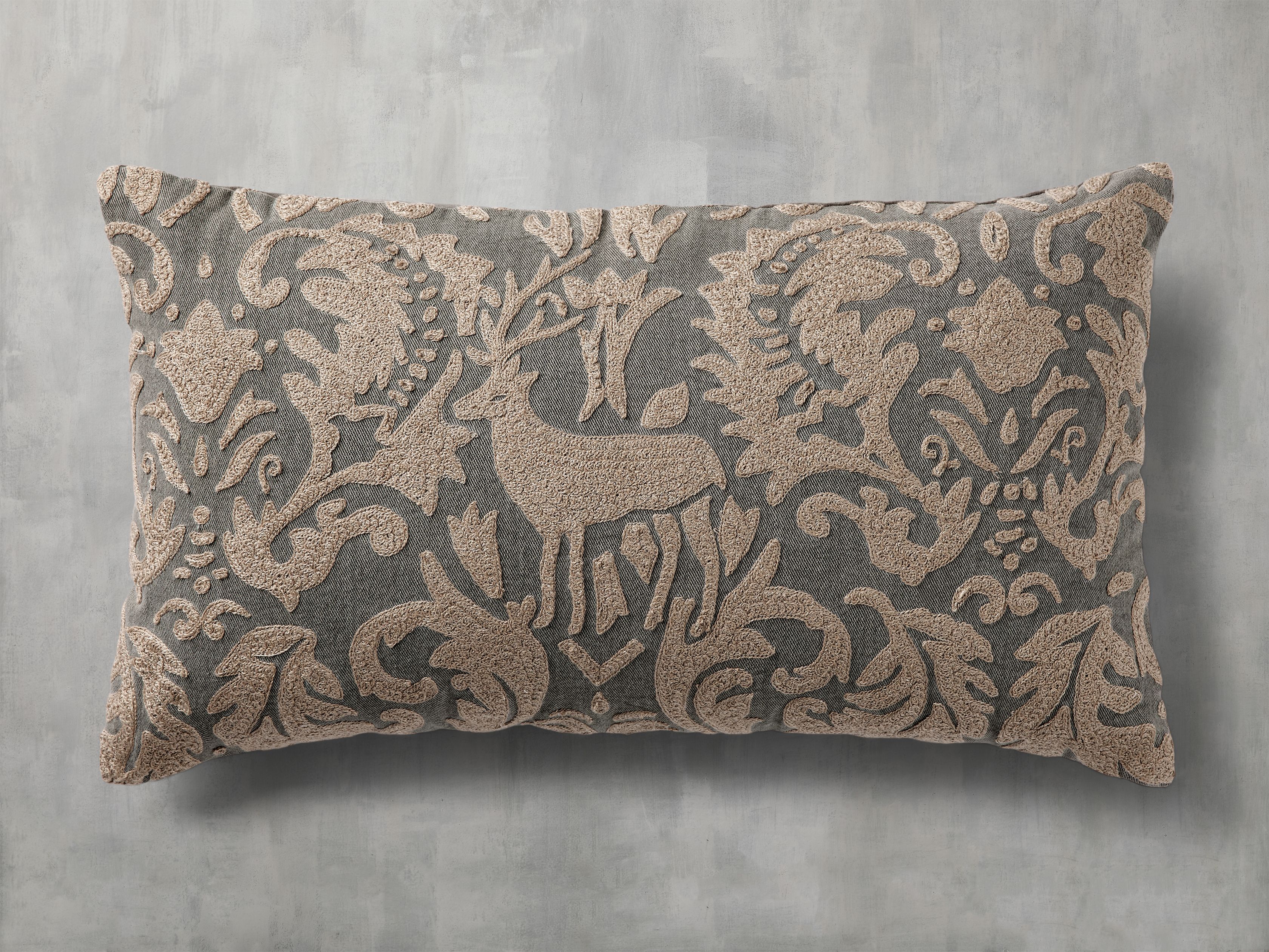 Woodland Lumbar Pillow Cover | Arhaus