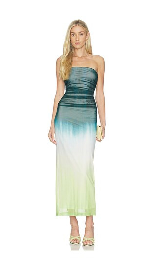 Sura Strapless Dress in Petrol Gradient | Revolve Clothing (Global)