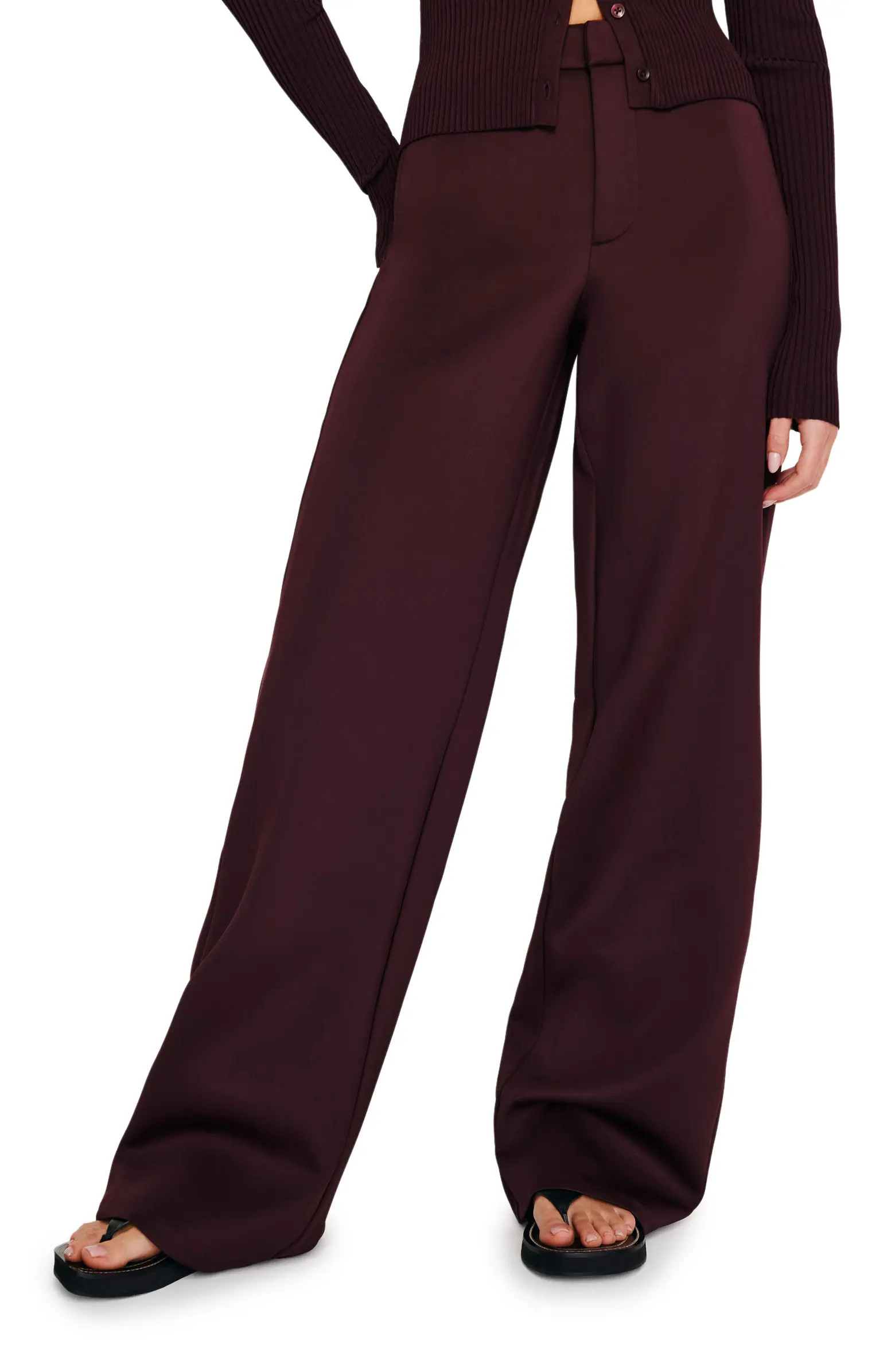 Good American Column Scuba Pants | Nordstrom | Nordstrom