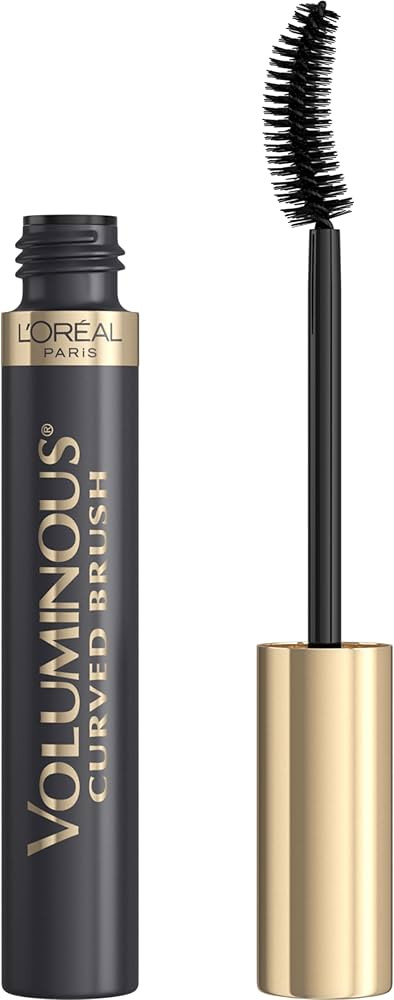 L'Oreal Paris Makeup Voluminous Original Curved Brush Mascara, Black, 0.28 Fl Oz | Amazon (US)