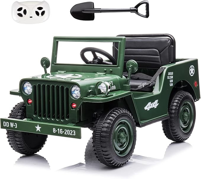 Ride On Truck 12V Electric Vehicles Battery Powered Ride on Car Toys w/Four Wheels,Remote Control... | Amazon (US)