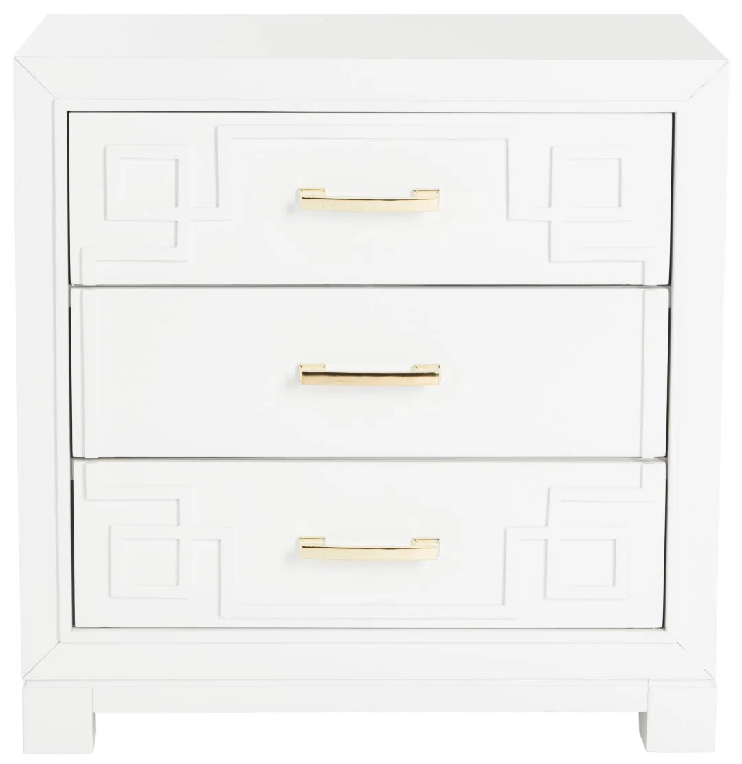 25'' Tall 3 - Drawer Solid Wood Nightstand | Wayfair North America