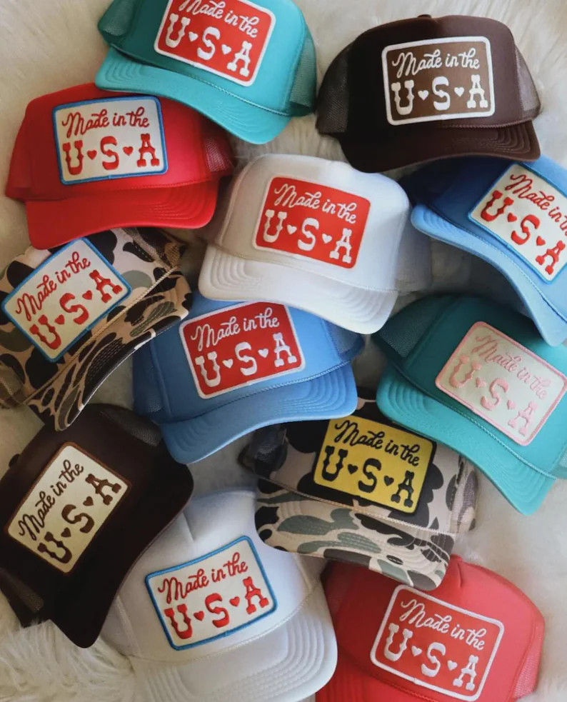 Made in the USA Patch Trucker - Etsy | Etsy (Global)