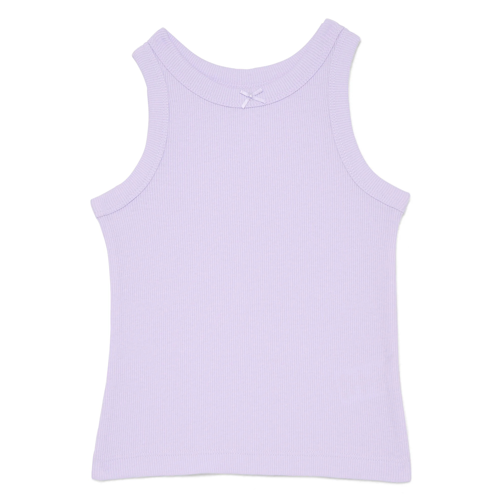 Wonder Nation Toddler Girls Ribbed Tank Top, Sizes 18M-5T | Walmart (US)