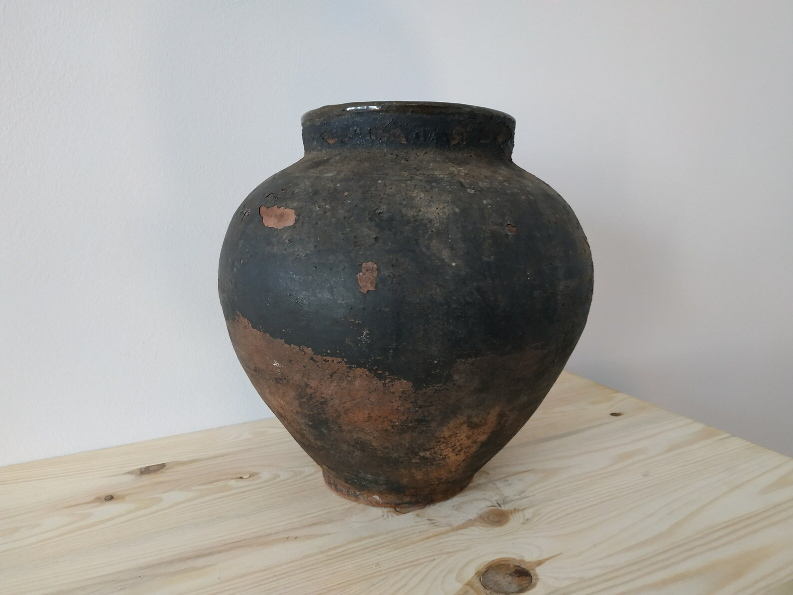 Read the full title
    Ancient clay pot, Antique clay vessel, Rustic ceramic bowl, Pottery jug, ... | Etsy (US)