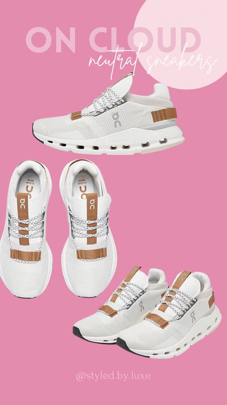 Neutral sneakers by on cloud. These are SO cuuuute!!! 

#LTKFind #LTKshoecrush #LTKfit