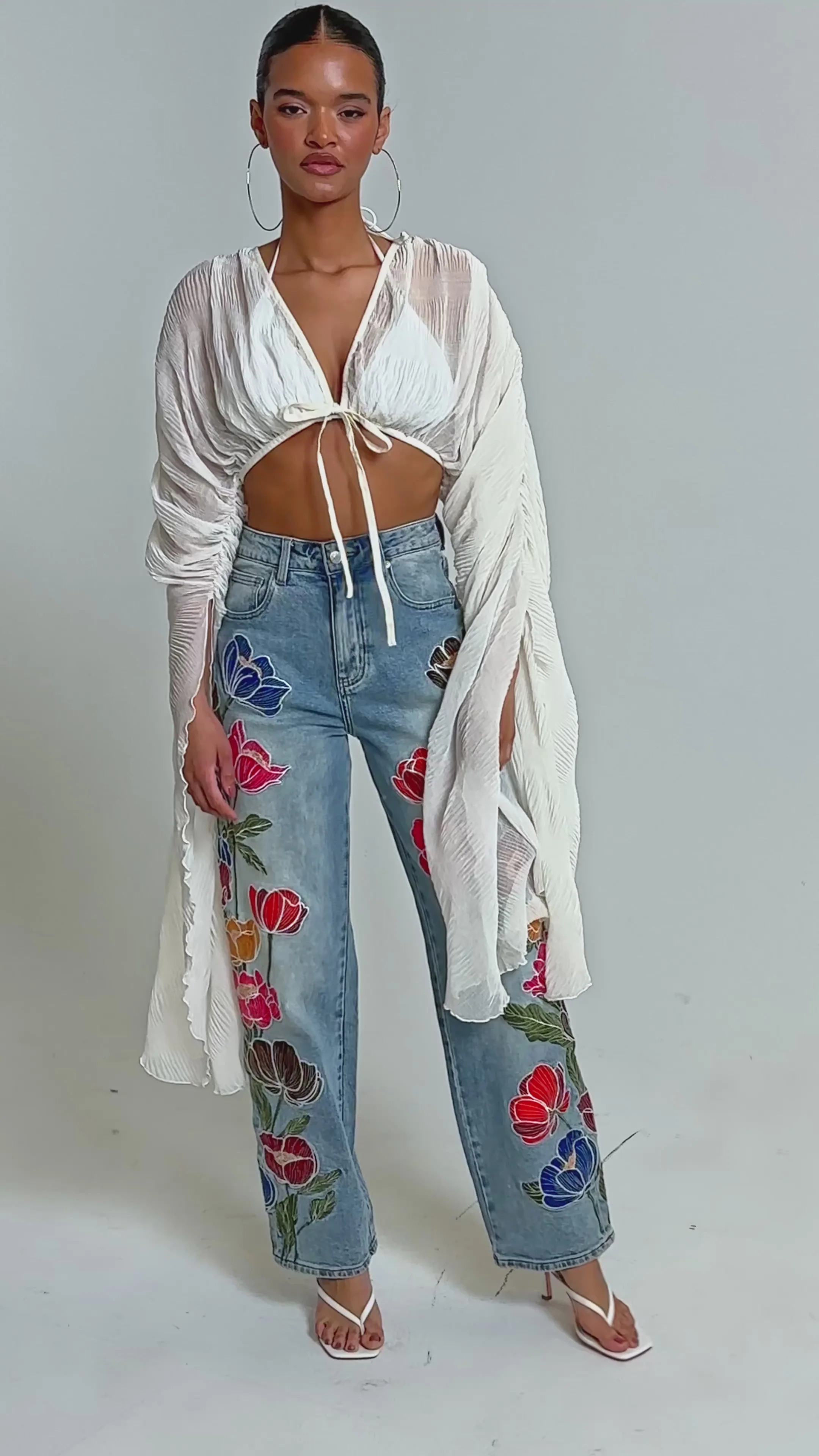 FLY AWAY CHIFFON BLOUSE | AKIRA