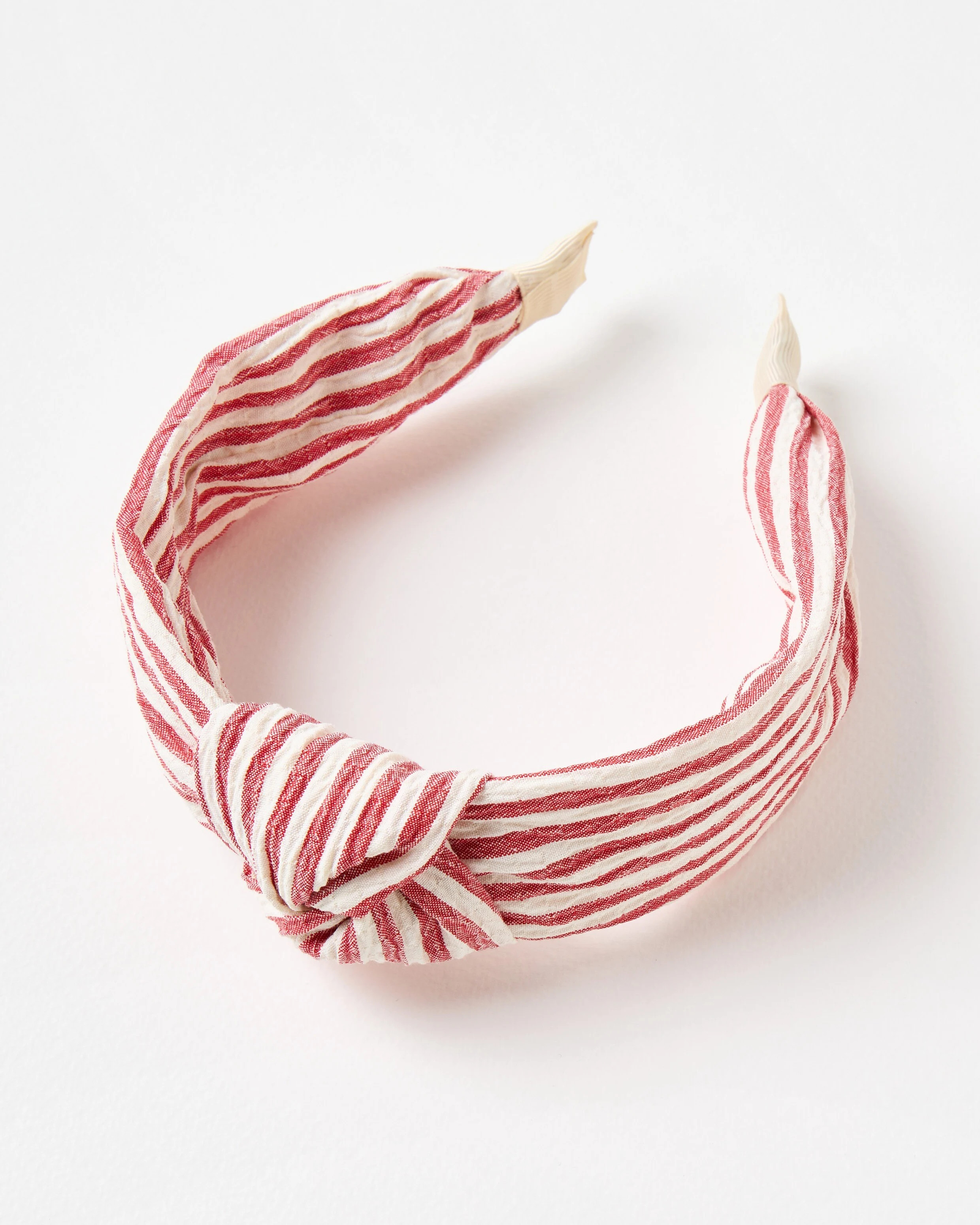Ethel Red Stripe Knot Headband | Oliver Bonas (Global)