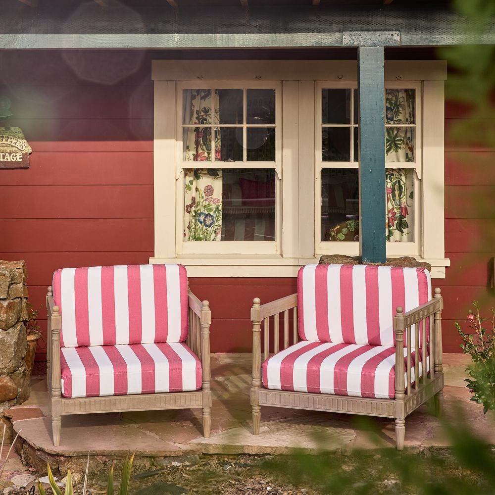 Livia Carved Outdoor Club Chair | GreenRow