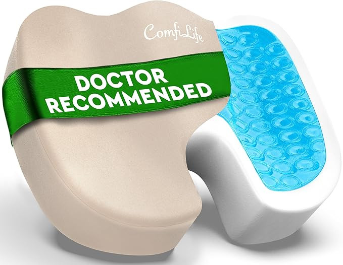 ComfiLife Premium Gel & Memory Foam Seat Cushion – Doctor Recommended Office Chair Cushion, Car... | Amazon (US)