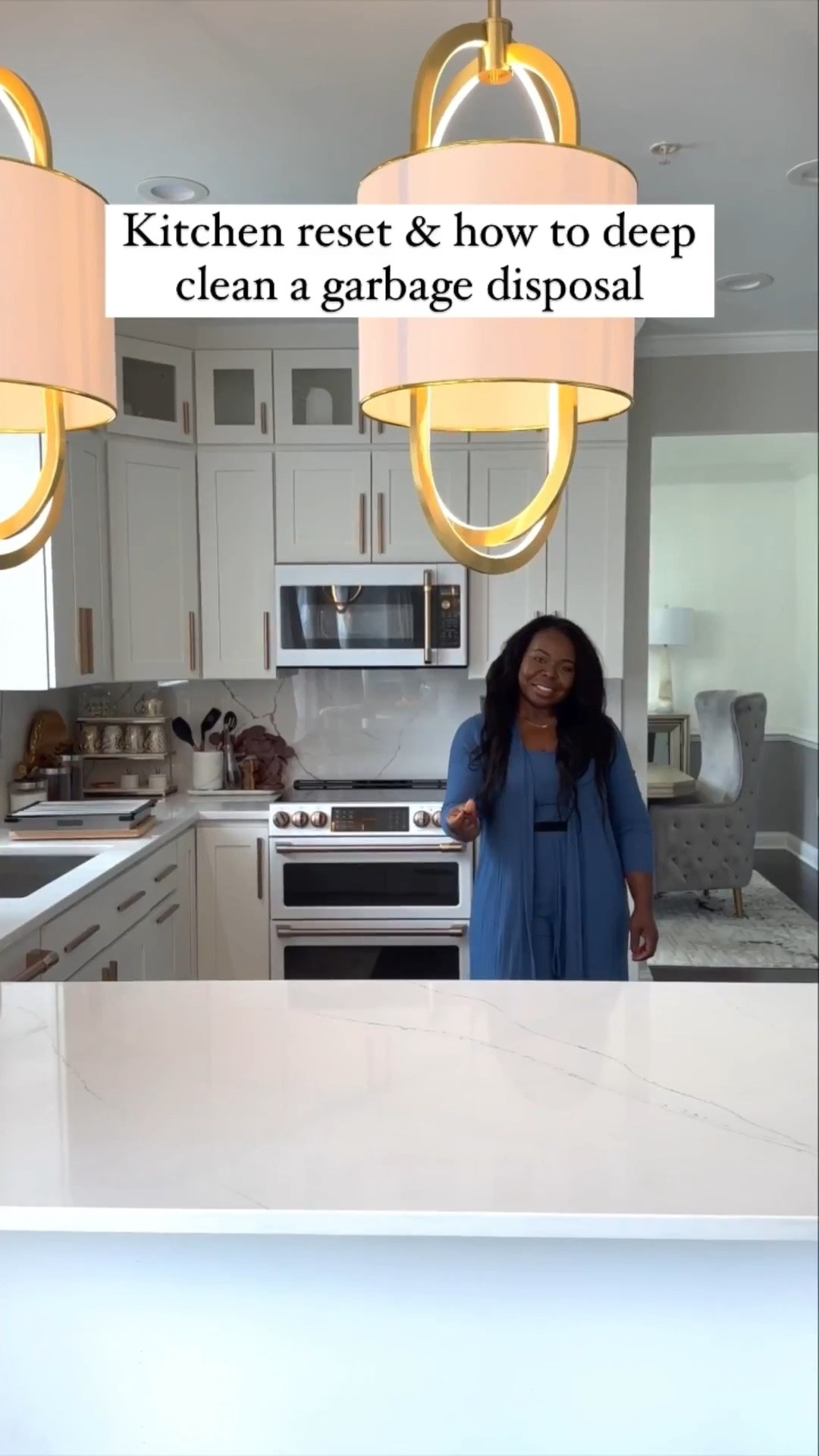 Kitchen reset 👌🏾 sharing how to clean that garbage disposal 

#LTKmomlife #LTKSaleAlert #LTKHome