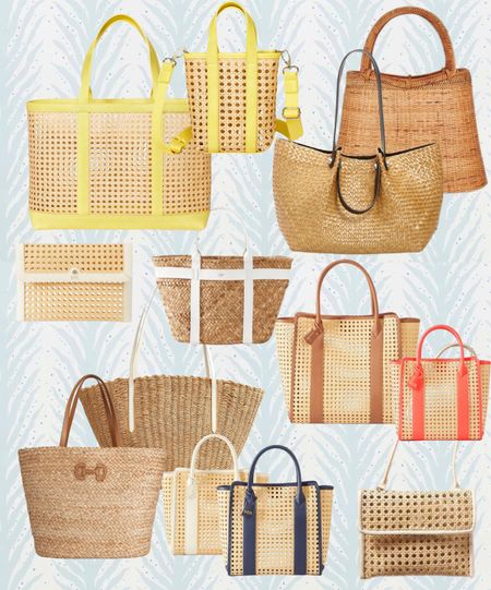 Cane & straw bags for summer 

#LTKitbag #LTKsalealert #LTKswim