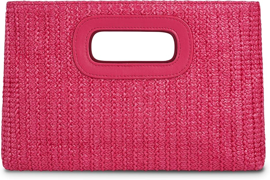 Top Handle Straw Clutch Handbags for Women, Summer Shoulder Crossbody Bag Raffia Evening Bag Wove... | Amazon (US)