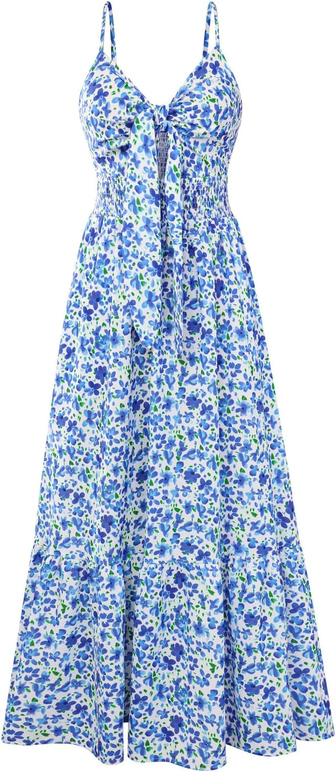 GRACE KARIN Womens Summer Floral Maxi Dresses 2026 Long Flowy Boho Dress Beach Vacation Sundresse... | Amazon (US)