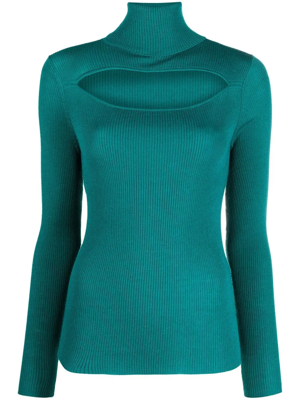 cut-out roll-neck jumper | Farfetch Global