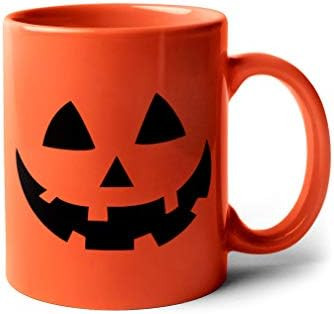 Amazon.com: Jack O Lantern Cup Halloween Pumpkin Face Coffee Mugs 11 Oz. Orange : Home & Kitchen | Amazon (US)