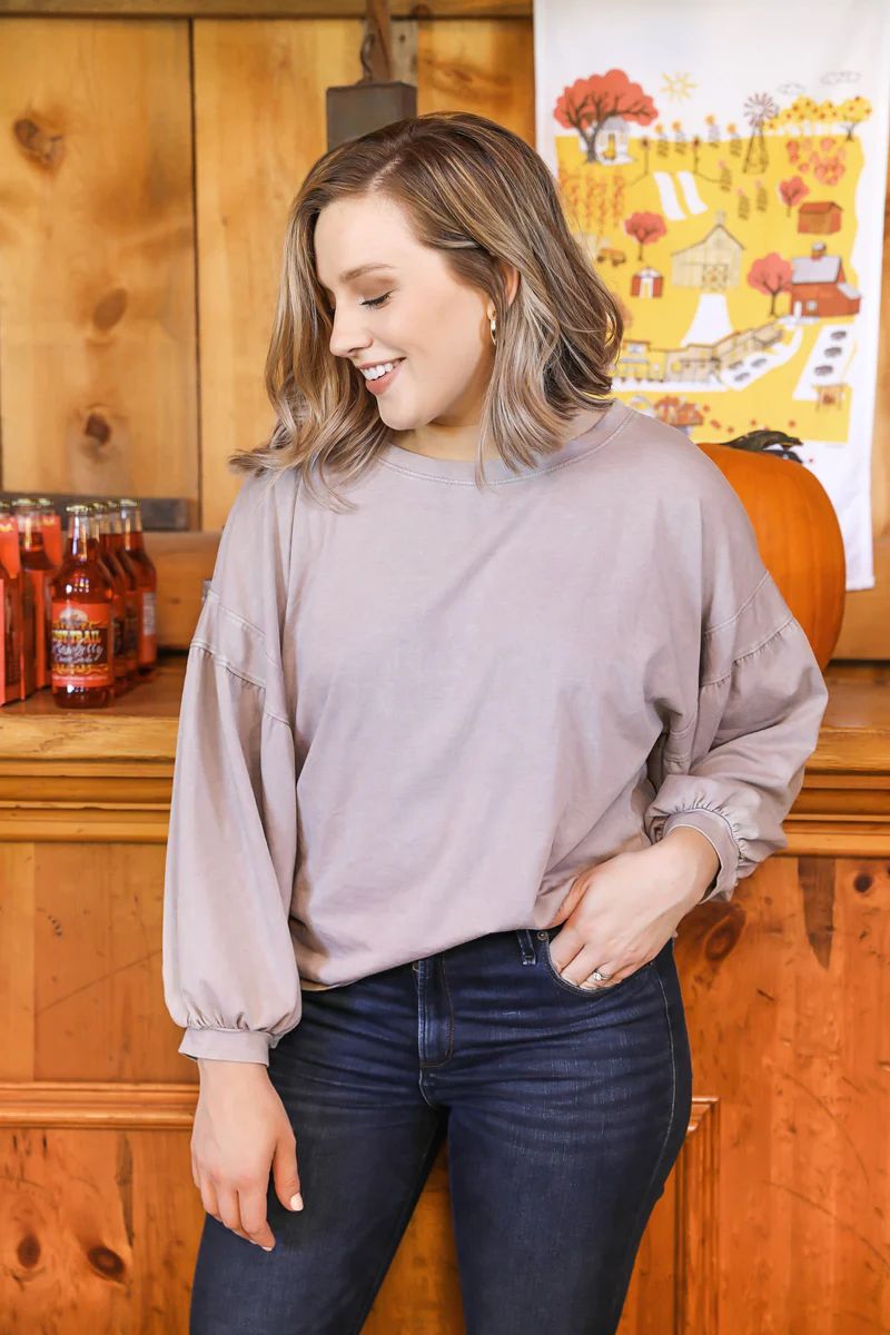 Make a Difference Mauve Sweatshirt Inspired by Kendra Raymer x Kendra Scott | Inspired Boutique