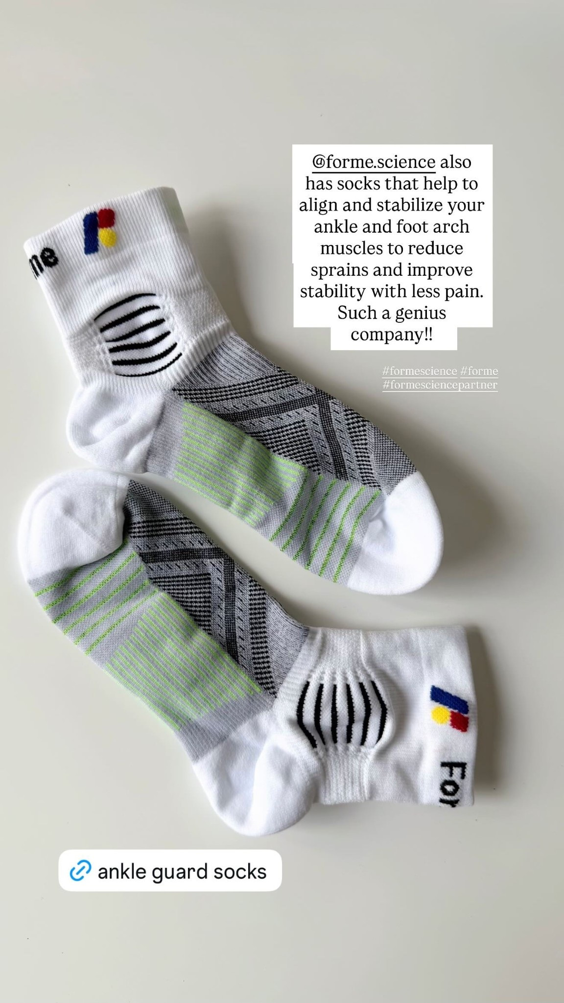 @forme.science also has socks that help to align and stabilize your ankle and foot arch muscles to reduce sprains and improve stability with less pain. Such a genius company!! 

Right now they are doing a bundle sale! All bundles are 30% off and free shipping on orders over $250+!✨

#formescience #forme #formesciencepartner

#LTKActive