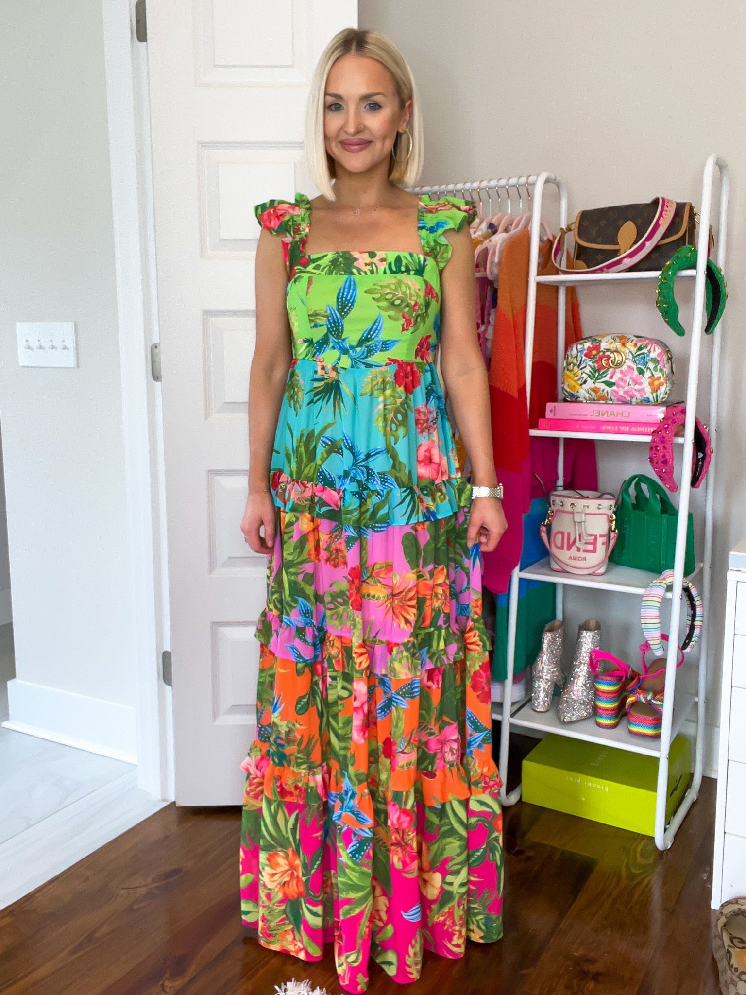 15% off with code MEMORIAL
Farm rio inspired dress / tropical print maxi dress / vacation dress / vacation style / Bahamas style / farm rio dress 
Size: SM 

#LTKstyletip #LTKsalealert #LTKtravel