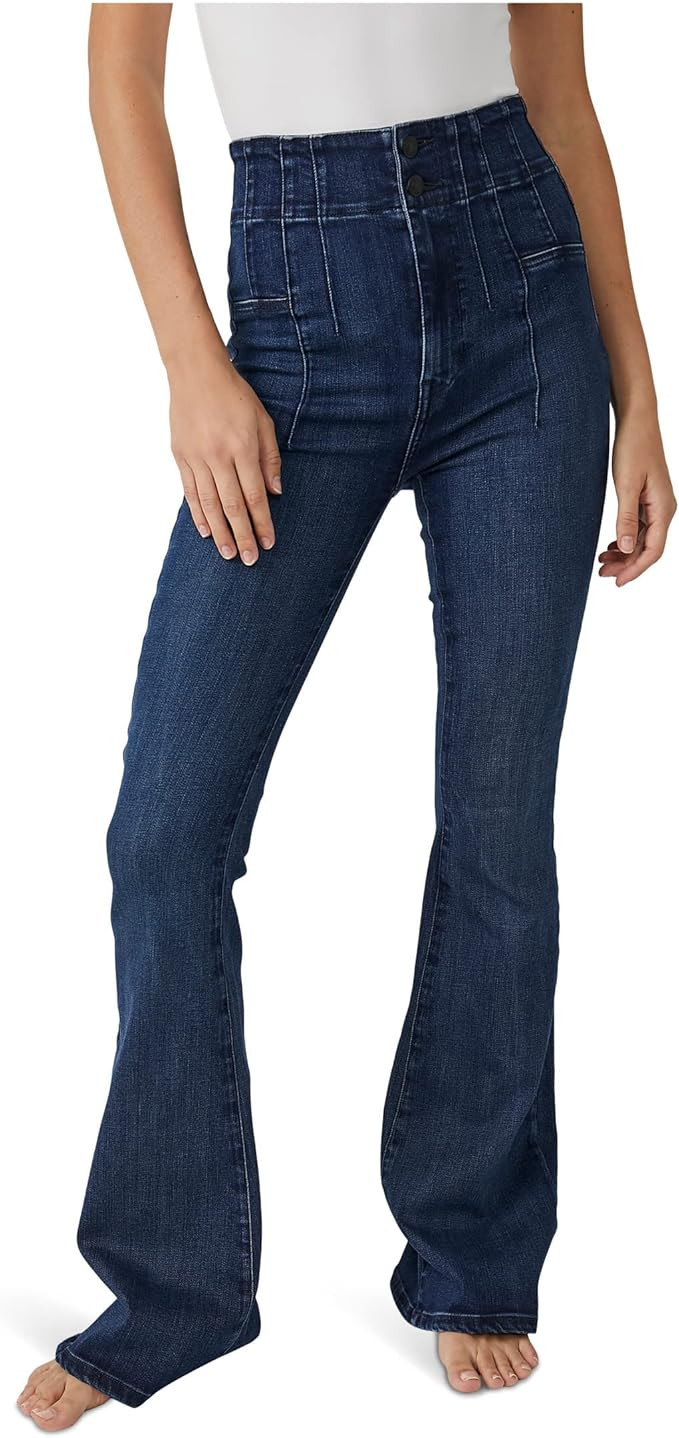 Free People We The Free Jayde Flare Jeans for Women - Skinny Ft with Dramatic Flare, Chic and Fes... | Amazon (US)