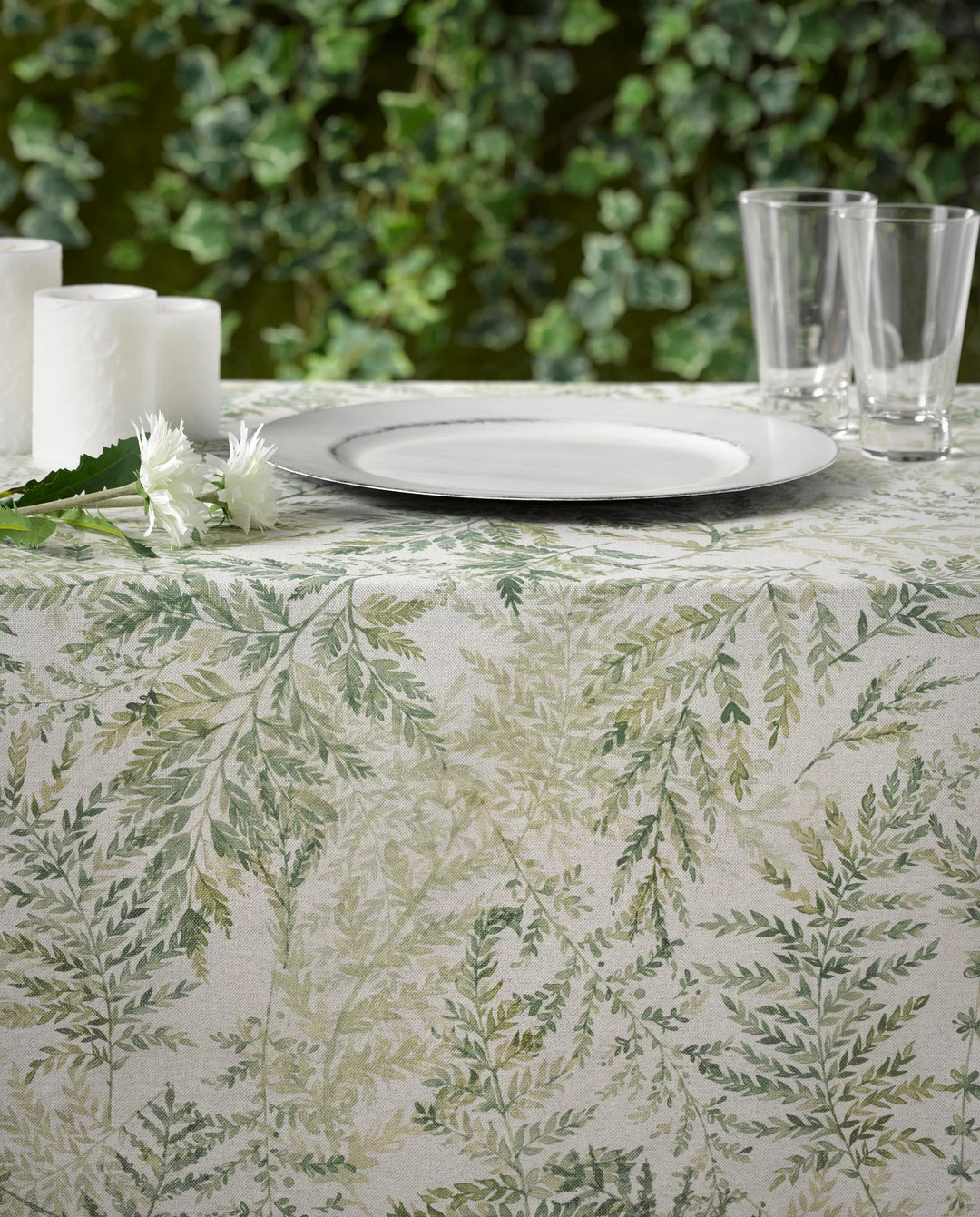 ZEN GARDEN French Country Cotton Coated Rectangle Tablecloths - French Oilcloth Spill Proof Wipe ... | Etsy (US)