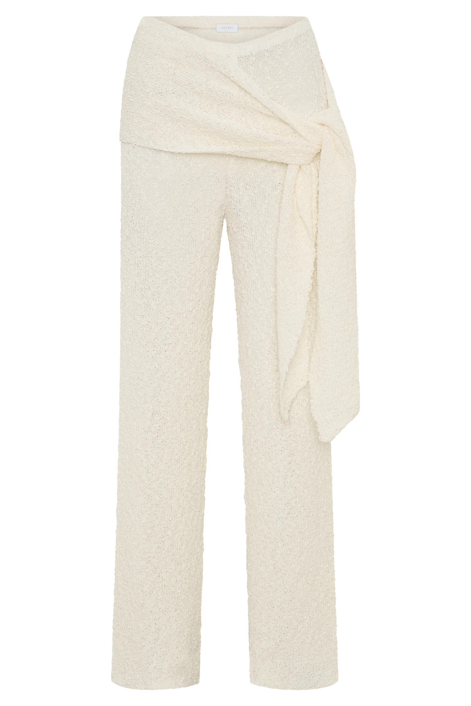 Mattais Boucle Knit Pants - Ivory | Meshki (APAC)