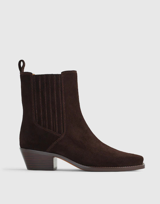 The Ingrid Chelsea Boot in Suede | Madewell | Madewell