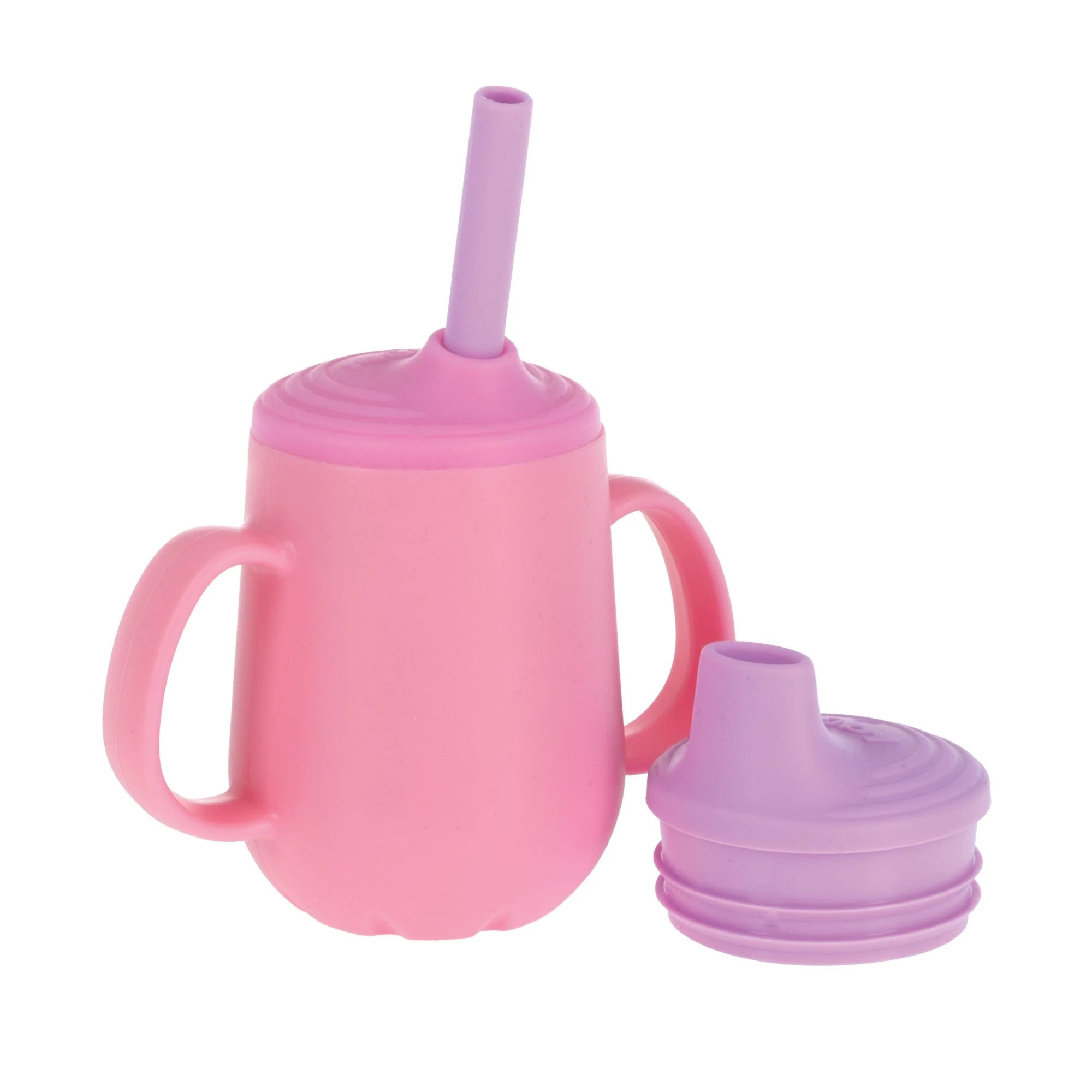 3-Stage Training Cup Set with Handles | Pink | Nuby (US)