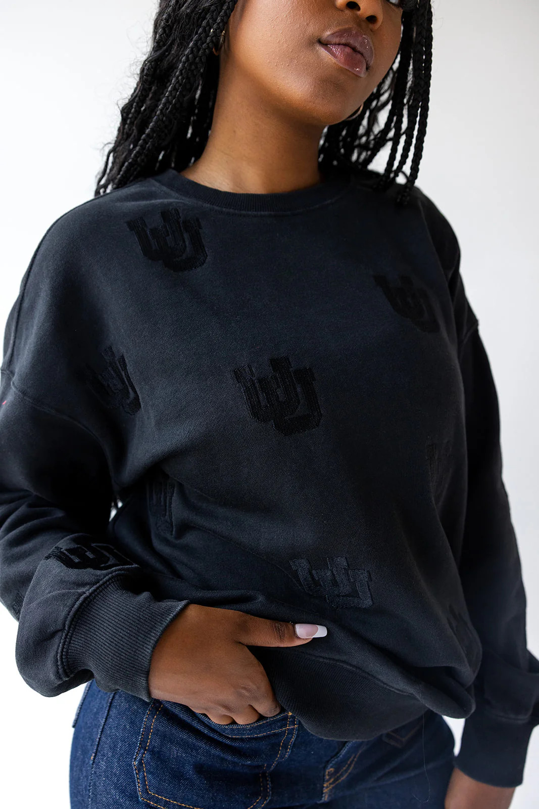 Utah Ritter Repeat Lantern Sleeve Crew | Gameday Social