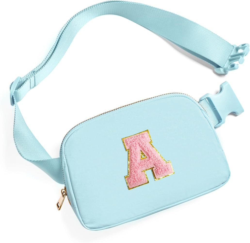 Gitus Gifts for 7 8 9 10 11 Year Old Girls Belt Bag Fanny Pack Crossbody Bags with Initial Letter... | Amazon (US)