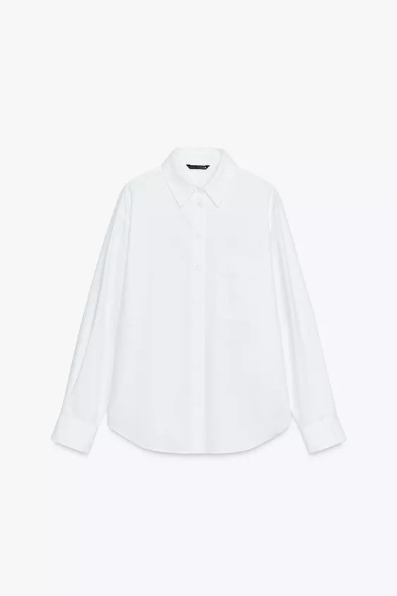 OXFORD BASIC SHIRT WITH POCKET | Zara UK