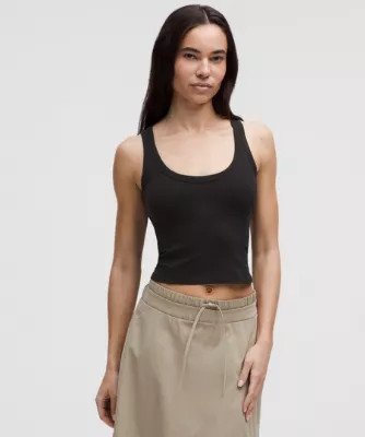 Smooth and Ribbed Nulu Scoop-Neck Tank Top | lululemon (AU)