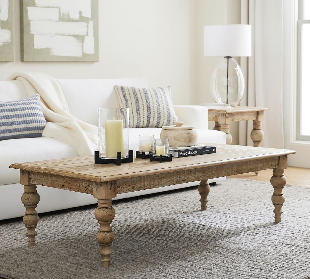 Bander Rectangular Reclaimed Wood Coffee Table | Pottery Barn (US)