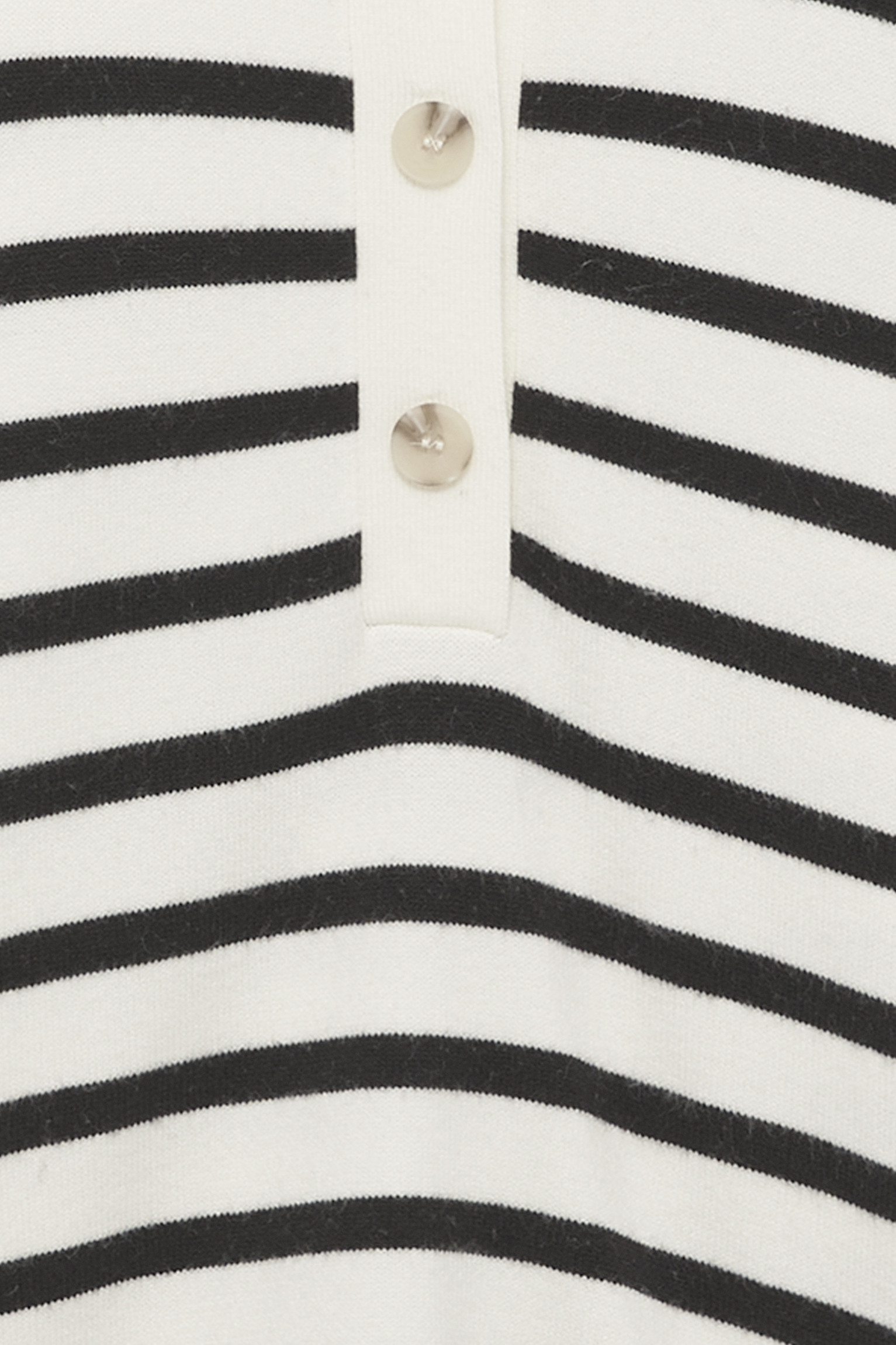 Striped sweater with buttons | PULL and BEAR UK