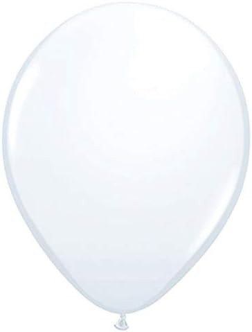 Qualatex 5" White Latex Balloons (100ct) | Amazon (US)