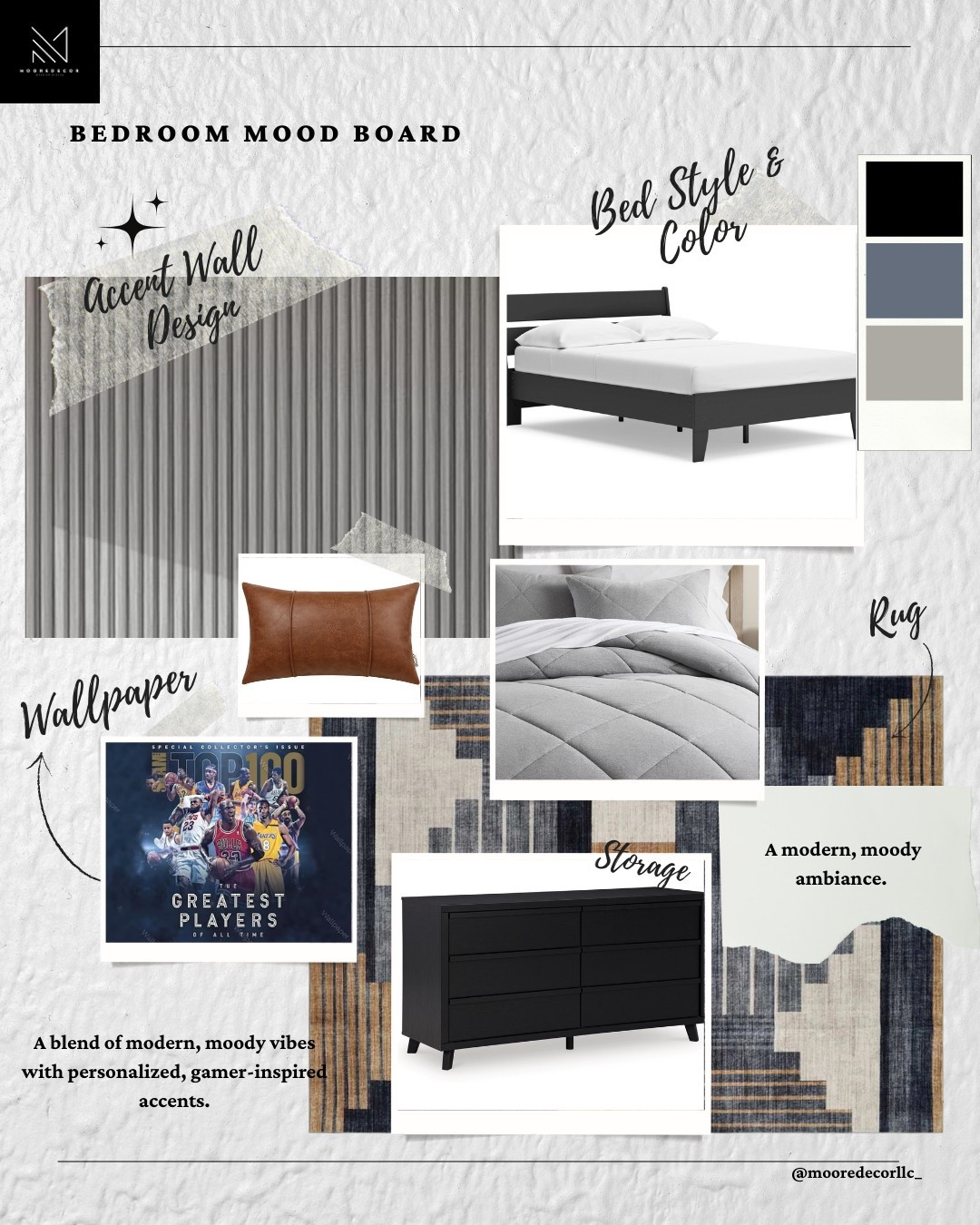 Designing a modern boys’ room with bold energy and a personal twist! This mood board blends sporty details, gamer-inspired art, and moody tones for a stylish space he’ll love. Shop the full look and recreate this vibe with my curated picks!

#LTKHome #LTKStyleTip #LTKKids