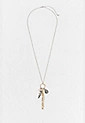 Mix Metal Cluster Pendant Necklace | Maurices