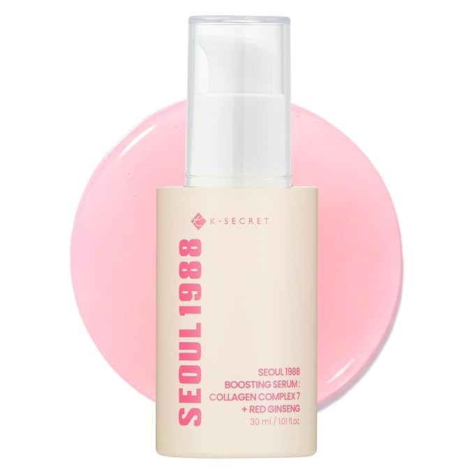 K-SECRET SEOUL 1988 Collagen Boosting Serum | Deeply Hydrating Serum with 7-Type Collagen Complex... | Amazon (US)