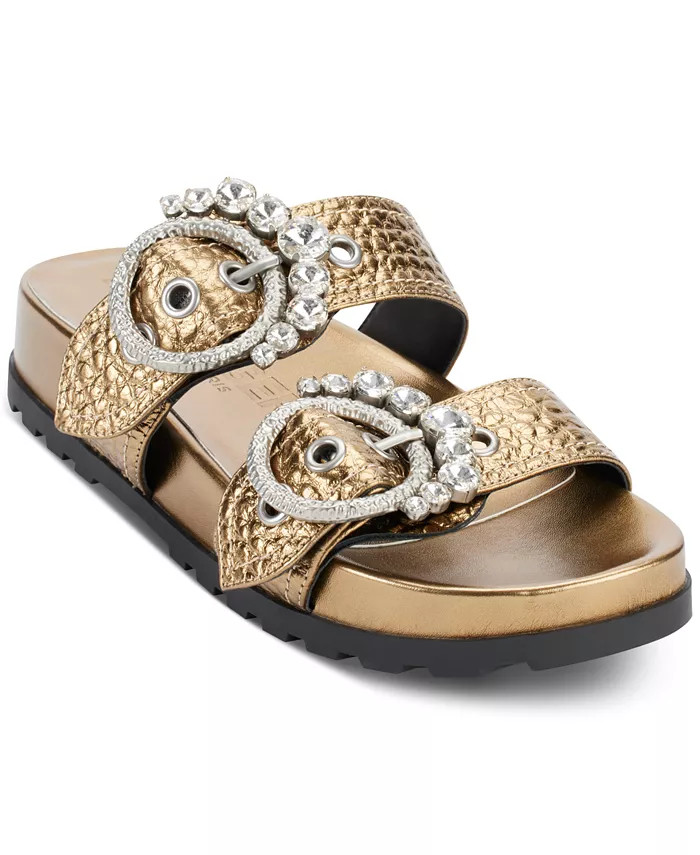 Women's Barlow Embellished Slip-On Slide Sandals | Macys (US)