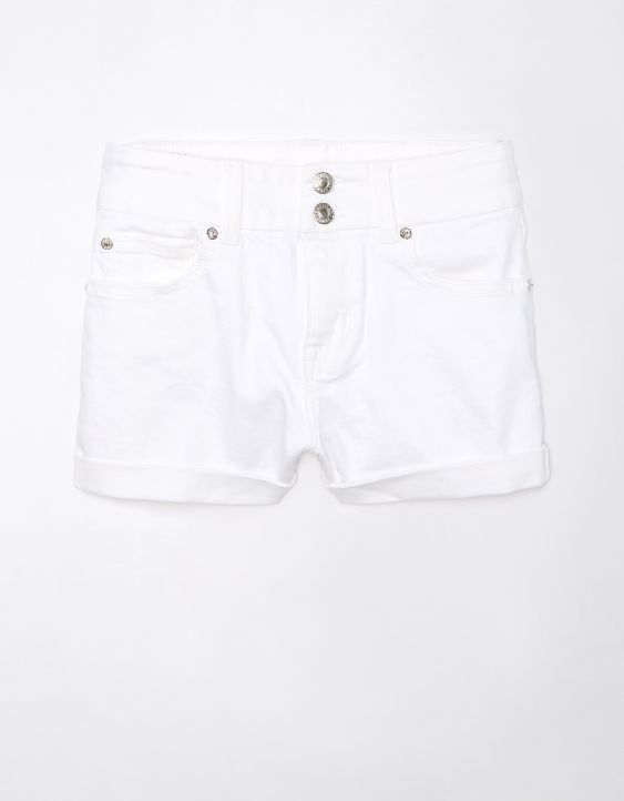 AE Next Level Curvy High-Waisted Denim Short Short | American Eagle Outfitters (US & CA)