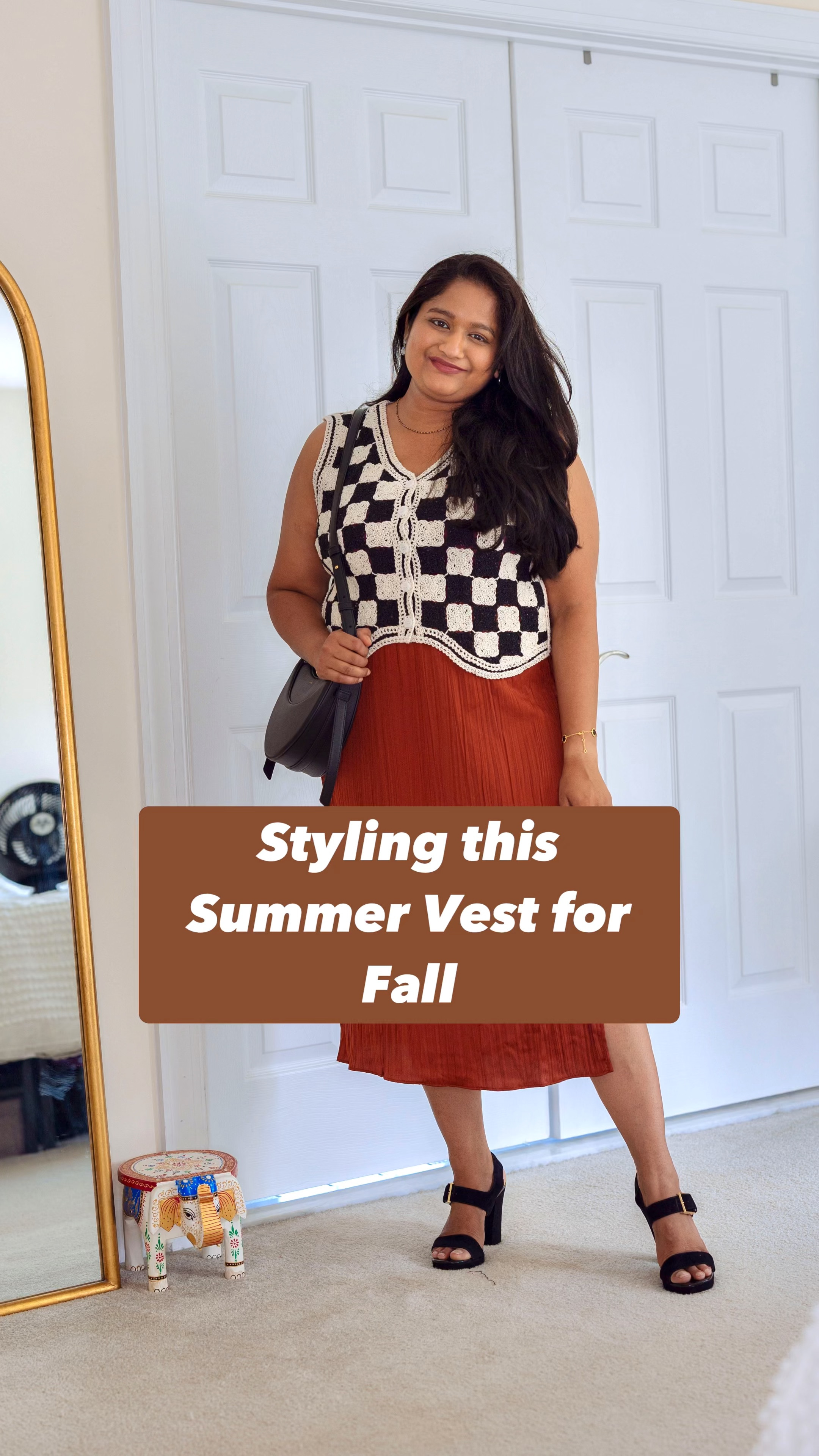 I love these Lou and Grey pants; they're comfortable and versatile, perfect for dressing up for work or wearing casually. I also crochet vests to transition from summer to fall. 
Wearing size S in pants and M in the  vest and top 

#LTKVideo #LTKmidsize #LTKHolidaySale