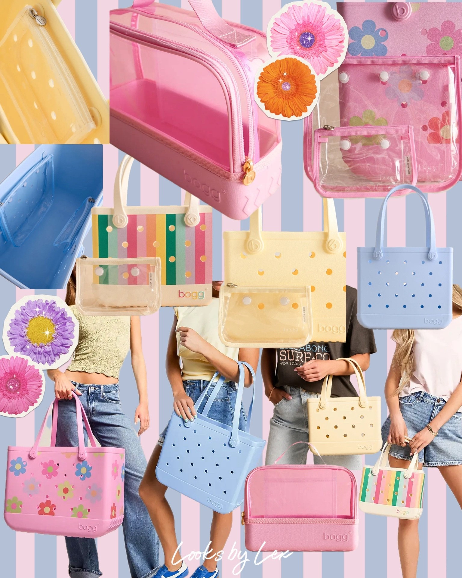 The bag for Summer!
Tote all, throw it all in, beach it all, pool it all… Bogg it all!

All the sizes for whatever you need.
