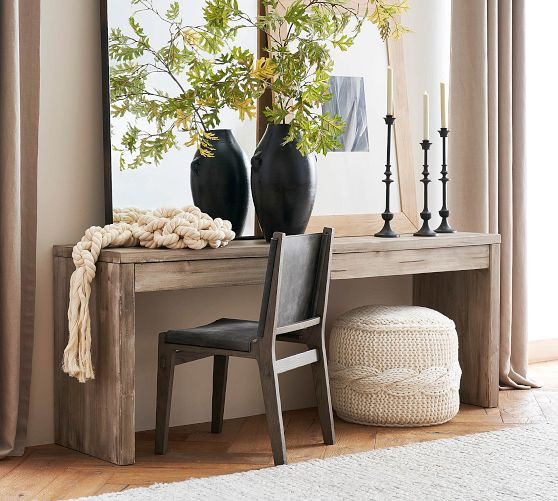 Pismo Reclaimed Wood Console Desk (80") | Pottery Barn CA